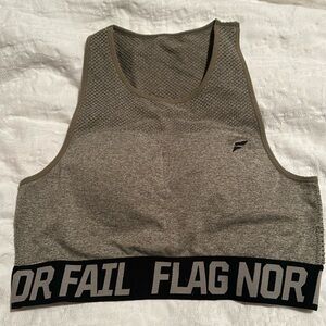 Flag nor fail sports bra